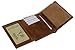 Cavelio RFID Blocking Genuine Leather Badge Holder Bifold Wallet USA Series (Tan)