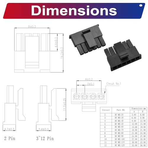 Conector Micro-Fit 3.0mm con cables pre-crimpados miniatura 5