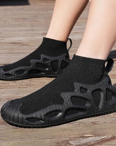 Niepce Inc Lightweight Breathable Knit Men’s Slip On Walking Shoes2