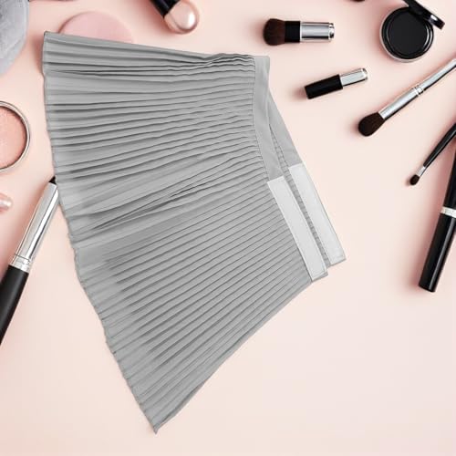 Capa impermeable para corte de cabello unisex gris ajustable miniatura 5