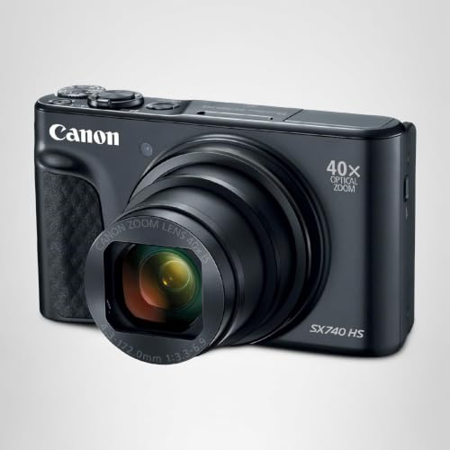 Canon PowerShot SX740 HS Appareil photo numérique, Noir (modèle international) – vue 8