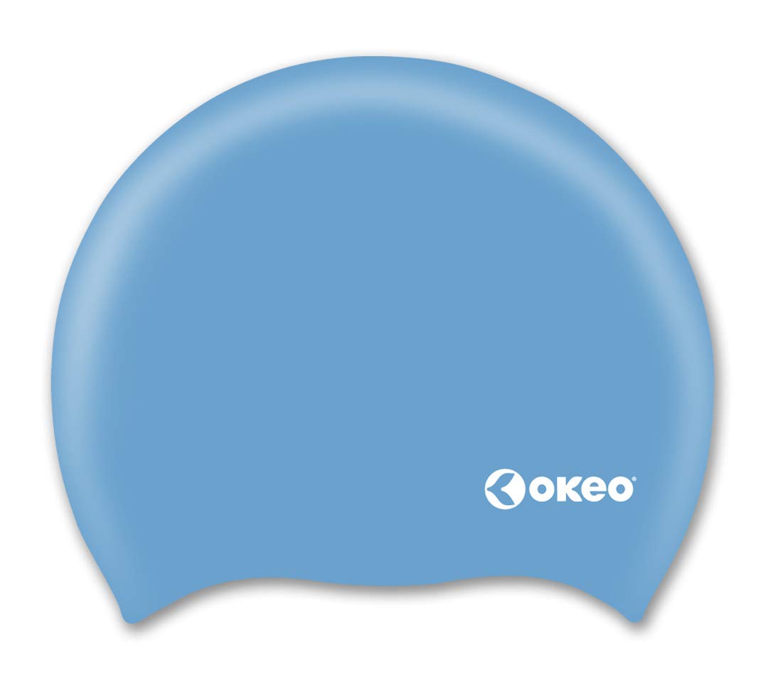 Okeo Bonnet Silicone uni Bleu Ciel