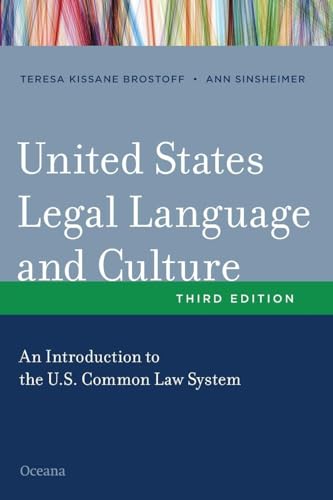 UNITED STATES LEGAL LANGUAGE AND CULTURE