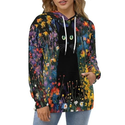 Pull imprimé couple personnalisé, le cadeau chat vintage idéal