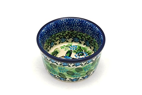 Ramequin en poterie polonaise - Unikat Signature - U3271