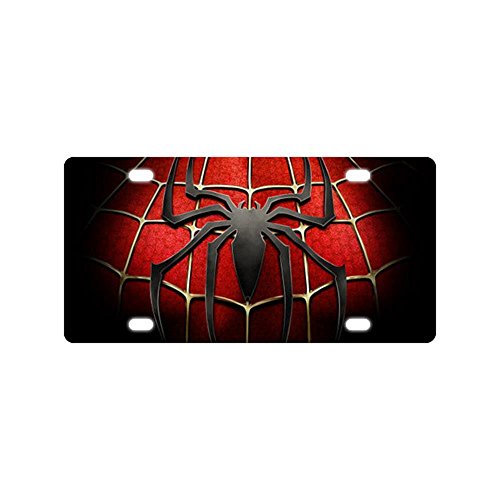 Panda Plate for Car Custom spider man Metal License Plate for Car Custom Car Tag 12" X 6"