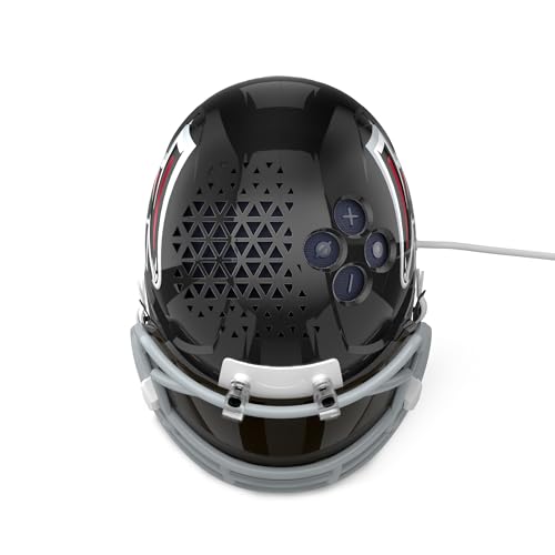 Image of NFL Echo Dot Bundle: Includes Echo Dot | Deep Sea Blue and Limited-Edition NFL Helmet Stand | Atlanta Falcons