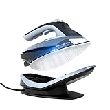 Rowenta Freemove Force, plancha de vapor sin cable, eficiente, calentamiento rápido, ligera, recarga rápida, 40g/min, apagado automático, DE6720
