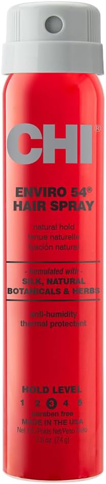 Enviro 54 Hairspray, Natural Hold, Lightweight Spray to Finish & Secure A Variety of Hairstyles, Sulfate & Paraben-Free, 2.6 Oz