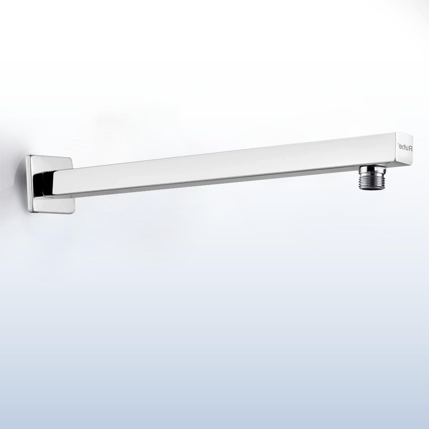 Sponsored Ad - 24 Inches Square Shower Arm with Wall Flange | Premium Stainless Steel Shower Arm for Overhead Showers | Chrome Finish Shower Holder - Silver
