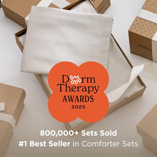 Image of Bedsure Full Size Comforter Sets - Beige Soft Bedding for All Seasons, Cationic Dyed Bed Set, 3 Pieces, 1 Full Size Comforter (82 inchx86 inch) and 2 Pillow Shams (20 inchx26 inch+2 inch)