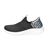 [スケッチャーズ] スニーカー スリップインズ ULTRA FLEX 3.0-NATURAL STEP_149712 レディース ブラック/レオパード 23.5 cm