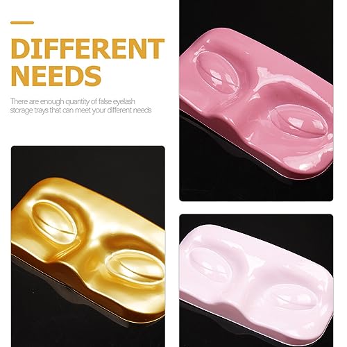 Mobestech 12Pcs Empty Eyelash Trays Holder Plastic False Eyelash Storage Cases Fake Packaging Boxes Face Shape Lash Container Holder Storage Trays - Image 4