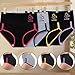 Women's Breathable Waisted Sports Underwear Brief Panties, 4-Pack, High Waist, Moisture (US, Alpha, Medium, Regular, Regular, Multicolor)