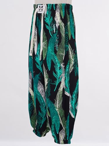 JEATHA Kids Boys Girls Bloomers Pants Pull On Joggers Lightweight Drawstring Trousers with Fashion Printed3