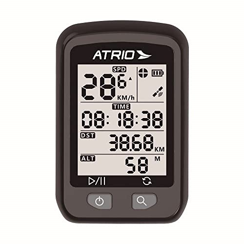 GPS Atrio Iron para Ciclismo Resistente à Água Recarregável Preto - BI091