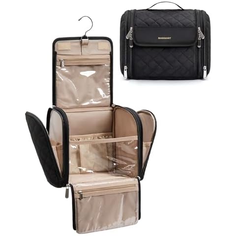 BAGSMART Hanging Makeup Bag for Travel Cover