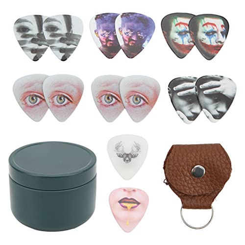 Médiators de guitare, pack de 13 médiators de guitare en celluloïd, excellent cadeau avec boîte de rangement pour… - Les Beatles, Paul McCartney, John Lennon, RIngo Starr, George Harrison Médiators de guitare, pack de 13 médiators de guitare en celluloïd, excellent cadeau avec boîte de rangement pour… – Image 7