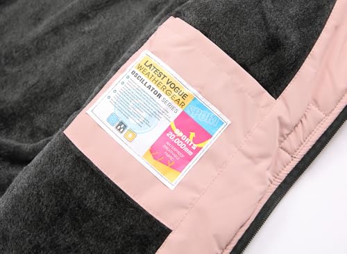 Image of Keevoom Boys Girls Winter Coat Ski Jacket Windproof Waterproof Kids Snowboard Warm Fleece Snow Coats