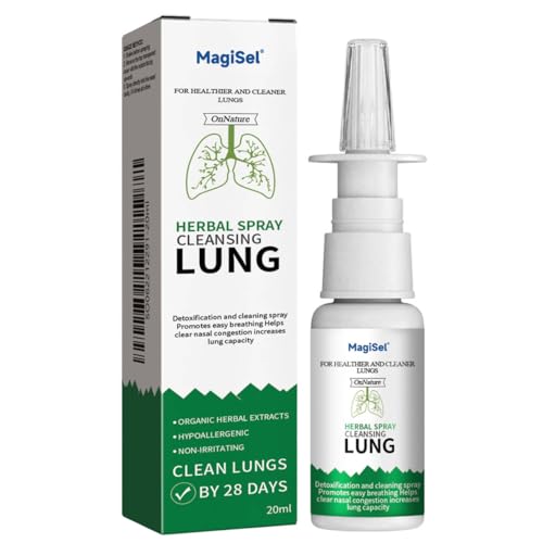 Spray nasal descongestionador natural, Respira Spray, Spray nasal de agua del mar natural, Spray Pediátrico, Descongestión Natural Eficaz y Limpieza, para la Higiene Diaria, Lavados Nasales 20ml