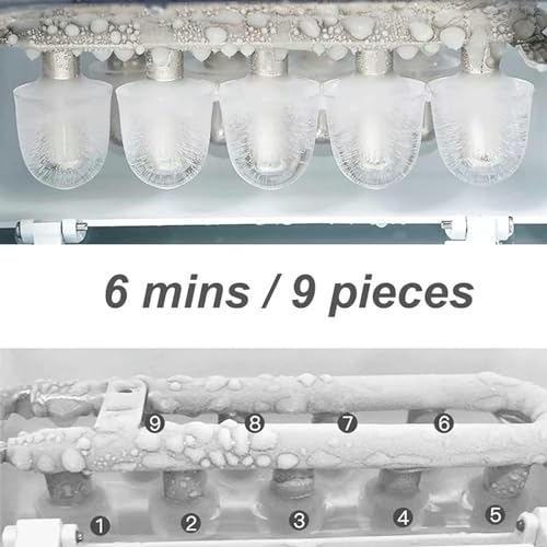 Máquina portátil para hacer hielo de encimera miniatura 5