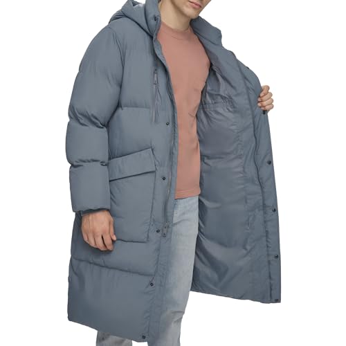 Image of DKNY Mens Nylon Flex Parka