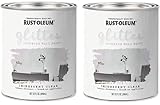 Rust-Oleum 323860 Glitter Interior Wall Paint Iridescent Clear 32oz