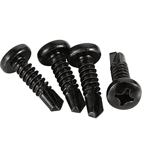 #12 x 1-1/2" Tornillos autorroscantes cabeza plana miniatura 6