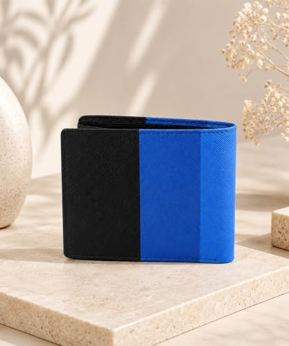 Image of Police Men's Genuine Leather Bifold Wallet with Coin Pocket | 4 Card Slots | Slim Wallet| 2 slip in pockets |Gift box packaging