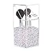 Produktbild PowerKing Make-up Pinselhalter, klarer Kosmetikpinsel Organizer für Aufbewahrungsbürsten mit Deckel und Perle für Schminktische und Waschtische (Mulit Perle)