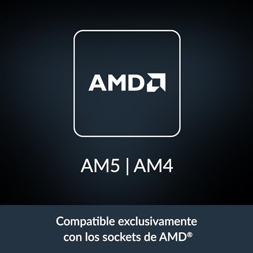 Refrigerador de CPU que soluciona el ruido y calor en placas AMD AM4 AM5 2
