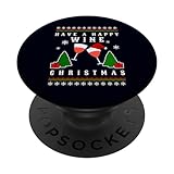 Photo Gallery have a happy wine christmas divertente amante del vino popsockets popgrip intercambiabile Photo Gallery have a happy wine christmas divertente amante del vino popsockets popgrip intercambiabile