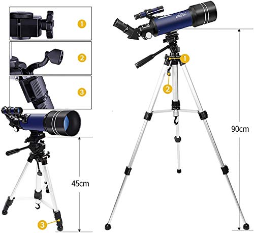 Telescopio Astronómico Refractor 70mm para Principiantes miniatura 3