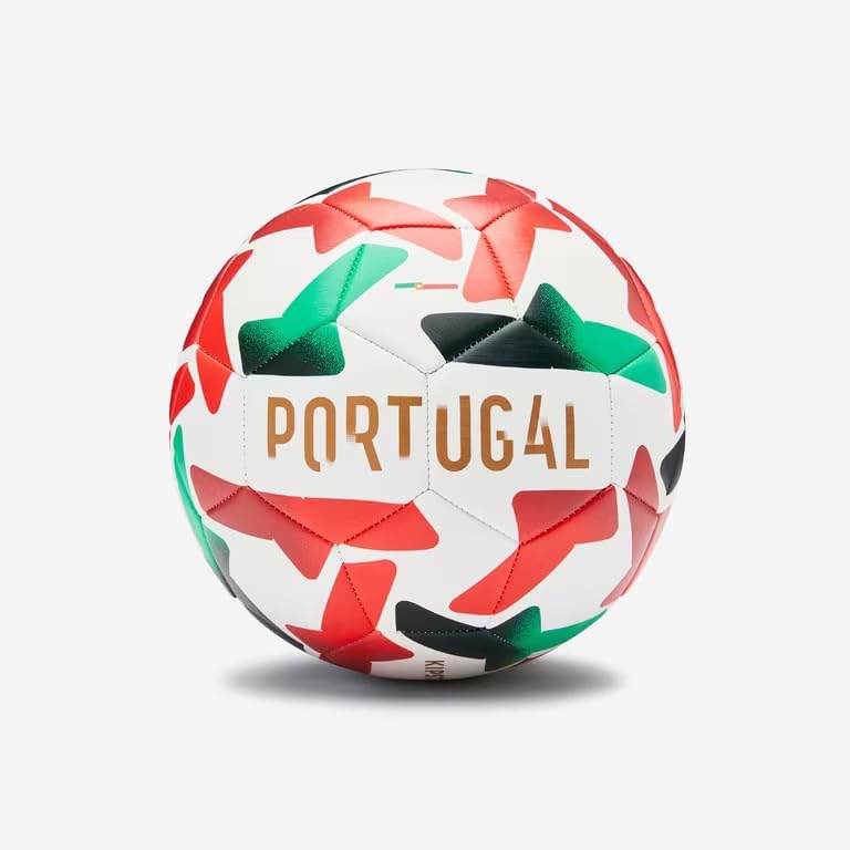 Kipsta Portugal - Pelota de fútbol profesional para entrenamiento, talla 5, original para todas las edades, grupo de PVC, cosido de PVC, fútbol