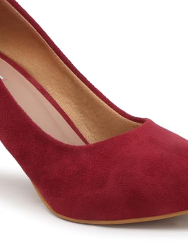 Image of ELLE Women Pointed Toe Stiletto Heel Slip-On Pumps