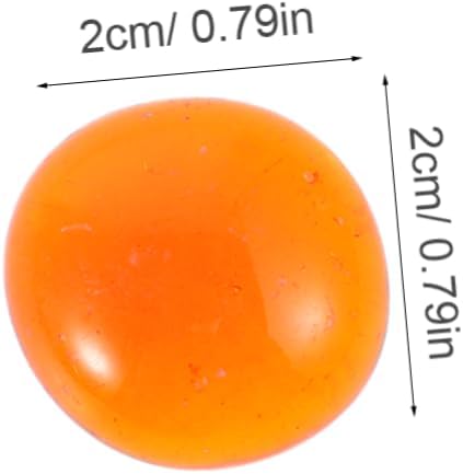 1kg Vase Filler Glass Beads Clear Decorative Pebbles for Centerpieces Home Decor and Garden Decoration Versatile Flat Stones for Flower Arrangements and Crafts