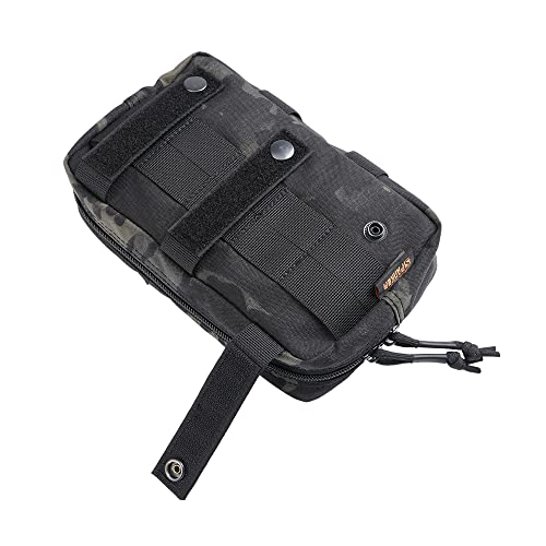 Excellent Elite Spanker Tactical Molle Admin Pouch For Tactical Vest Chest Waist Pack Utility Tool Pouch Tactical Edc Bag(Multicam Black) #TOP6