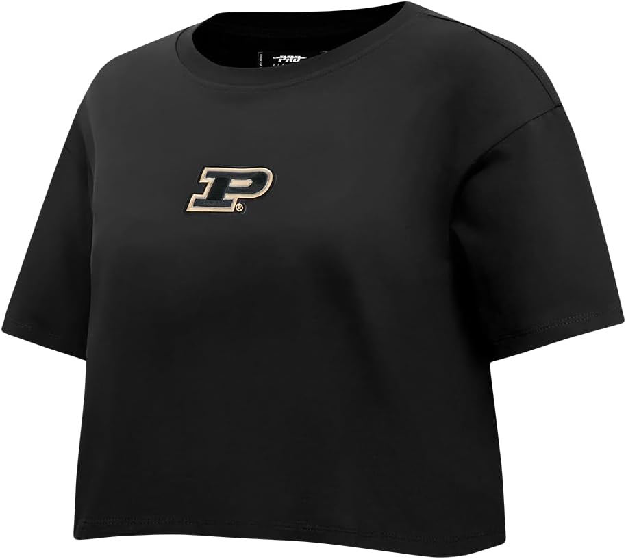 Pro Standard NCAA Womens Womens College Wingspan Cotton Short Sleeve Boxy Tee