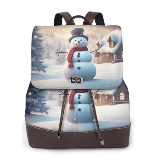 Sac à dos en cuir Merry Christmas, le cadeau de Noël idéal en taille unique