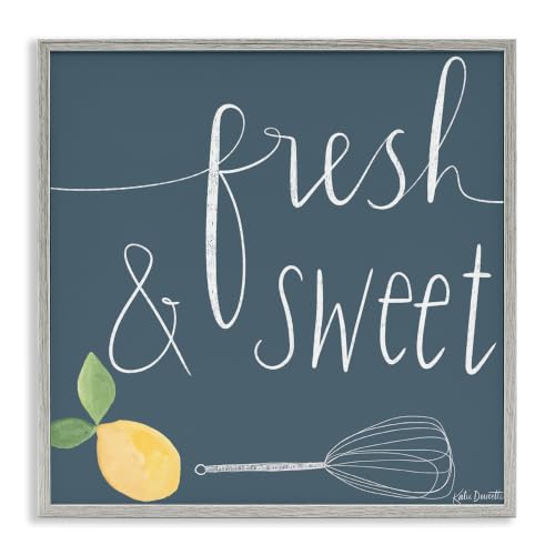 Fresh Citrus Kitchen Cooking, 17 x 17 Inch Framed Giclée Print