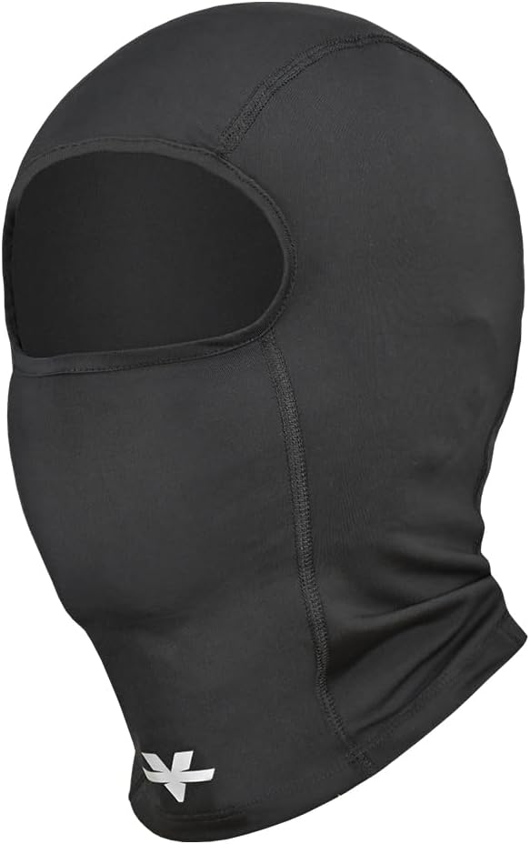 Men's Polyester Blend B100 Balaclava Helmet Liner | Universal Free Size | Anti-Odor, Breathable, Easy Stretch, Quick Dry Black