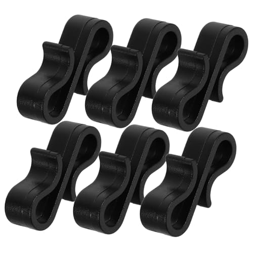 Zerodeko 50 Piezas Clips para Luces Navideñas Exteriores S Forma Resistentes al para Colgar Decoraciones y Luces Canalones