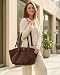 Imagen de Makukke Bolso Shopper Grande para Mujer de Imitación de Ante