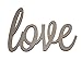 Custom WoodWorks - 10" Unfinished 'Love' Wooden Letter Sign