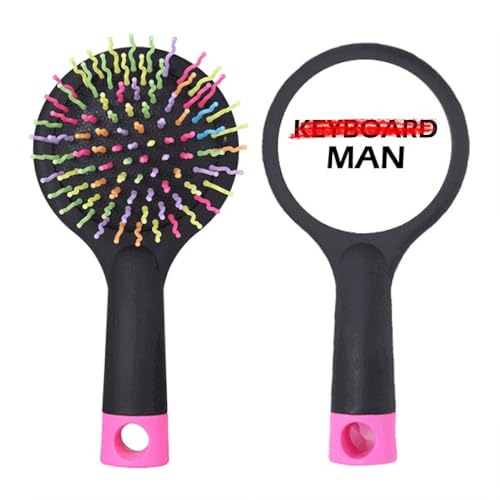 Brosse à cheveux design Art Déco avec base coussin amortissante haute performance