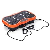 Bio Shaker Maquina de Ejercicio Power Therapy Plataforma Vibratoria con Control Remoto, Ligas de Resistencia, Capacidad 120...