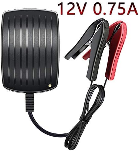 LST 12V 750mA Battery Trickle Charger Maintainer smart float charger for Car Automotive Motorcycle Lawn Mower SLA ATV AGM Gel Cell Lead Acid Batteries