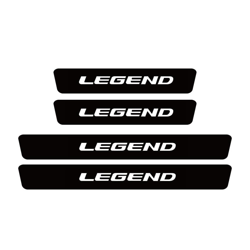 SDYAYFGE 4Pcs Kick Plates Car Door Sill Protector,for Legend