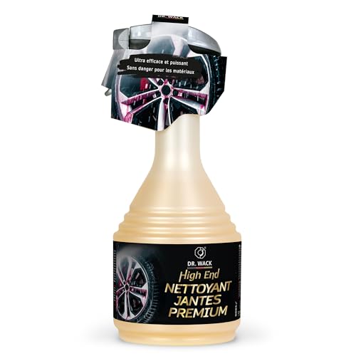 Dr. Wack - High End Nettoyant pour Jantes de Voiture 750 ML – Spray Rapide et Doux – Formule Gel & indicateur d'efficacité – pH Neutre – Entretien Automobile Premium