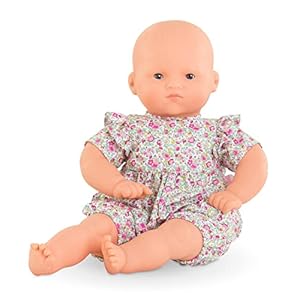 Corolle Mon Grand Poupon Bébé Chéri, bambola morbida, 52 cm, con occhi che dorme, può indossare vestiti veri per bambini, profumo di vaniglia, a partire dai 2 anni